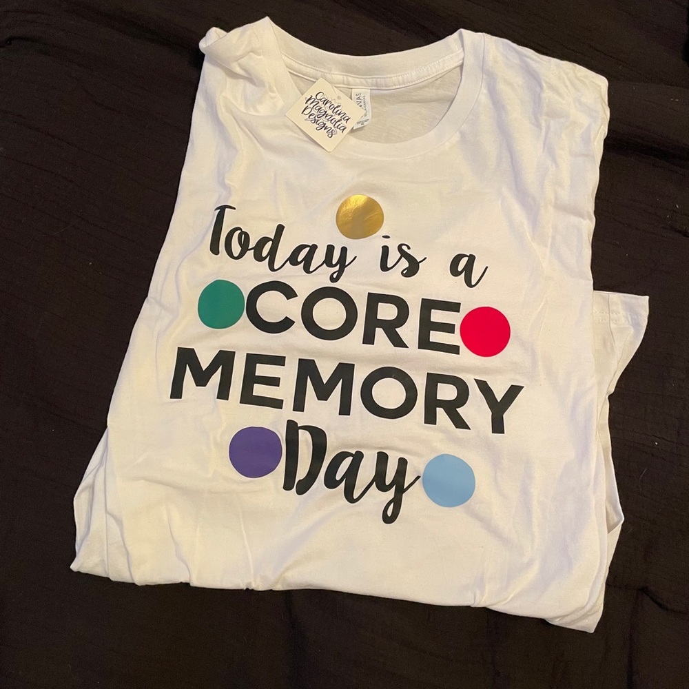 Inside out core memory tshirt